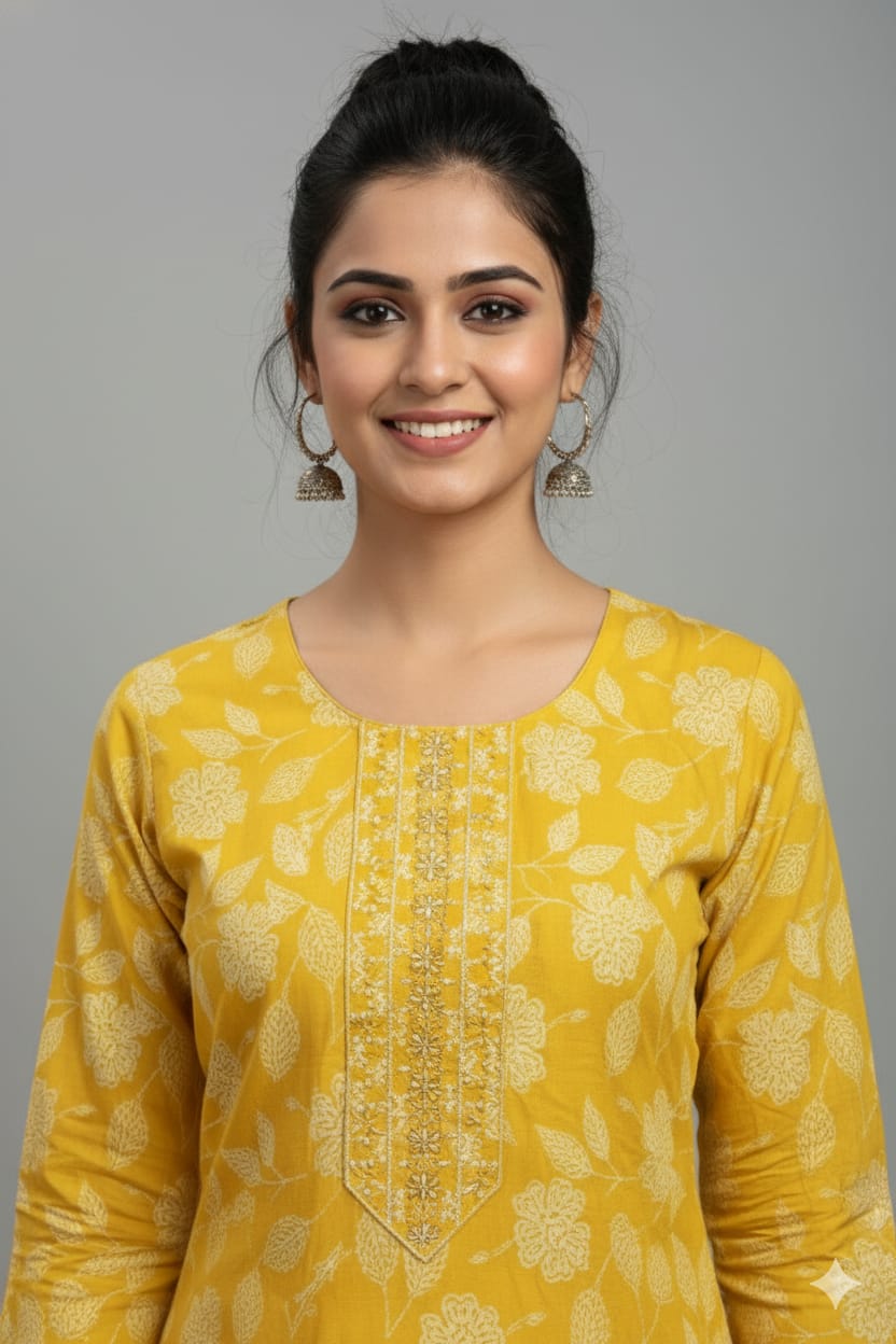 Women’s Printed Rayon Straight Kurta | Soft & Comfortable Ethnic Top with 3/4th Sleeves | Daily Wear Casual Kurti for Office & Outings - Image 7